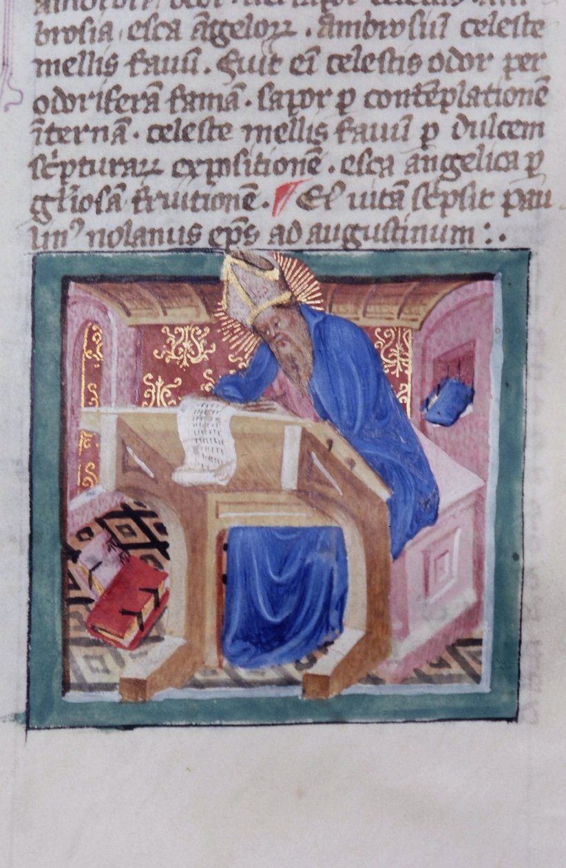 Page de la Legenda Aurea, Bruges, vers 1400-10 - Flemish School