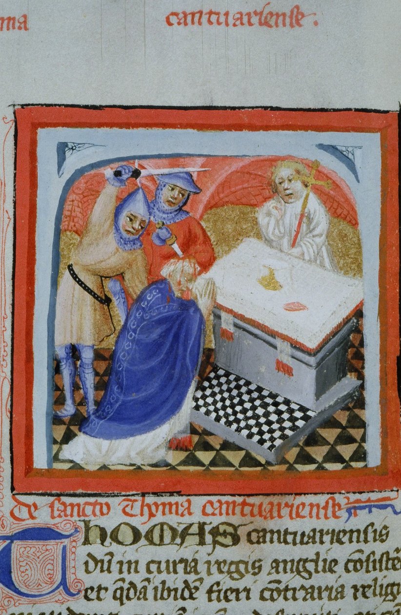 Page de la Legenda Aurea, Bruges, vers 1400-10 - Flemish School