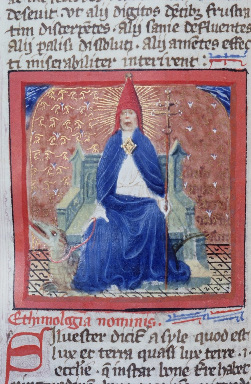 Page de la Legenda Aurea, Bruges, vers 1400-10 - Flemish School
