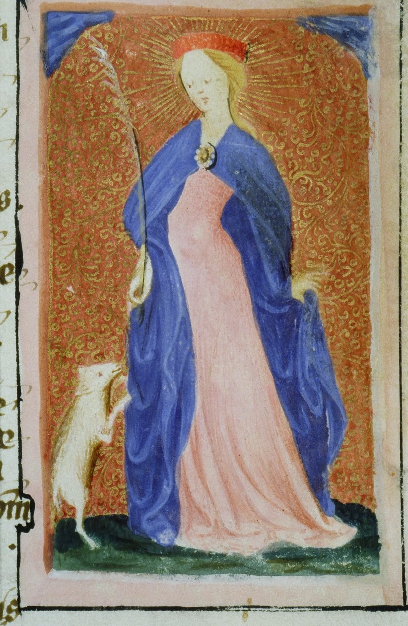Page de la Legenda Aurea, Bruges, vers 1400-10 - Flemish School