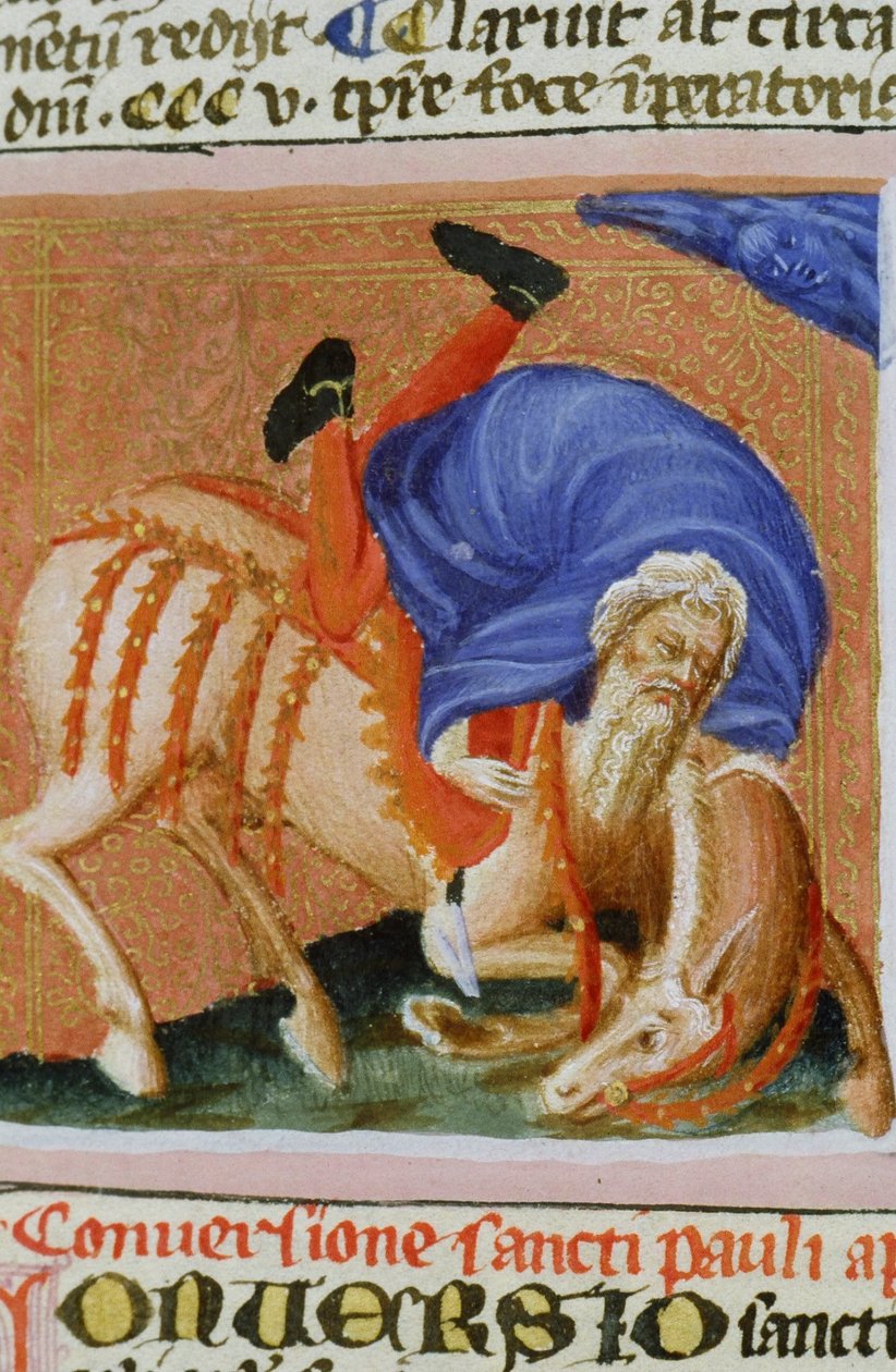 Page de la Legenda Aurea, Bruges, vers 1400-10 - Flemish School
