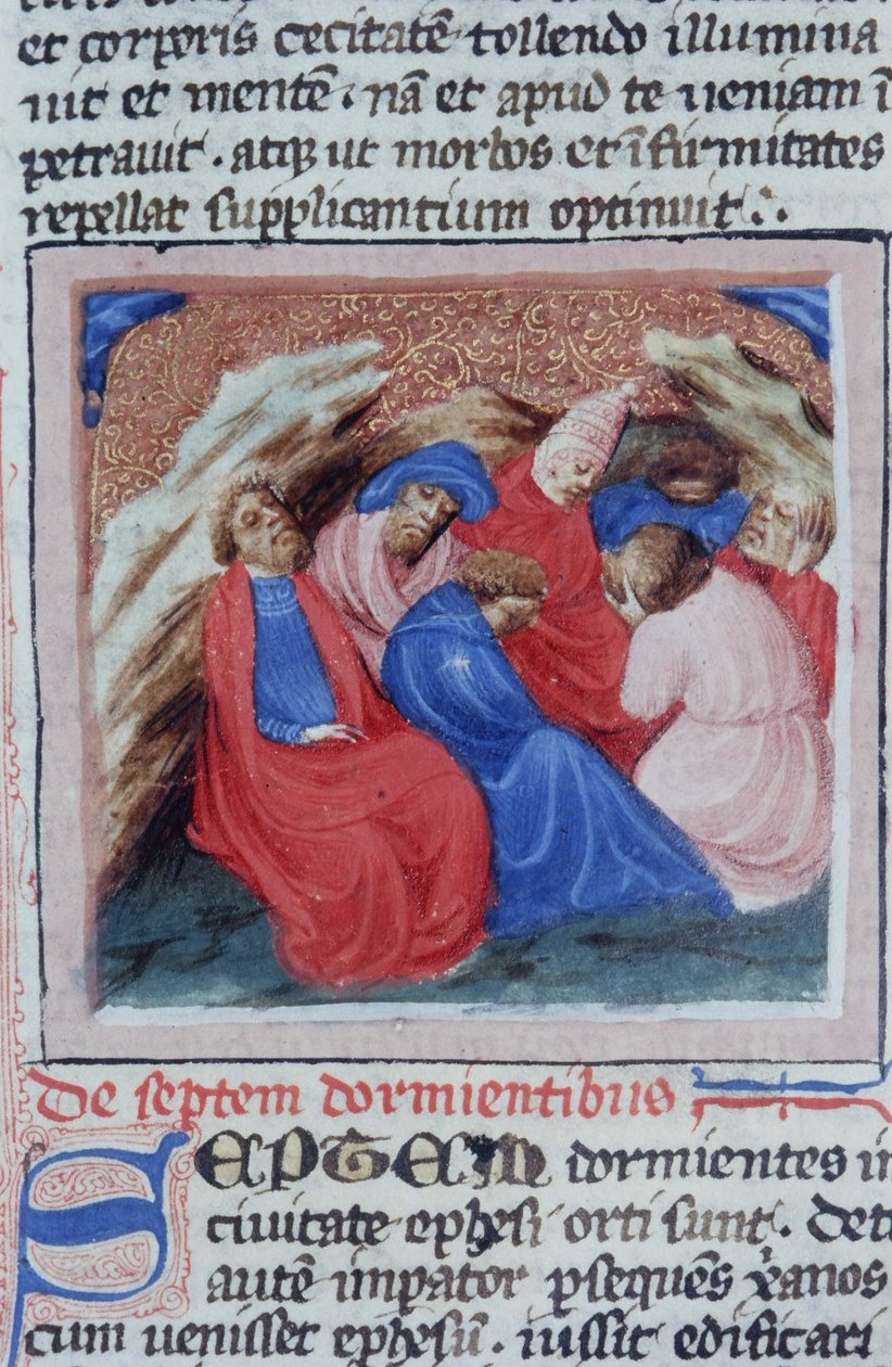 Page de la Legenda Aurea, Bruges, vers 1400-10 - Flemish School