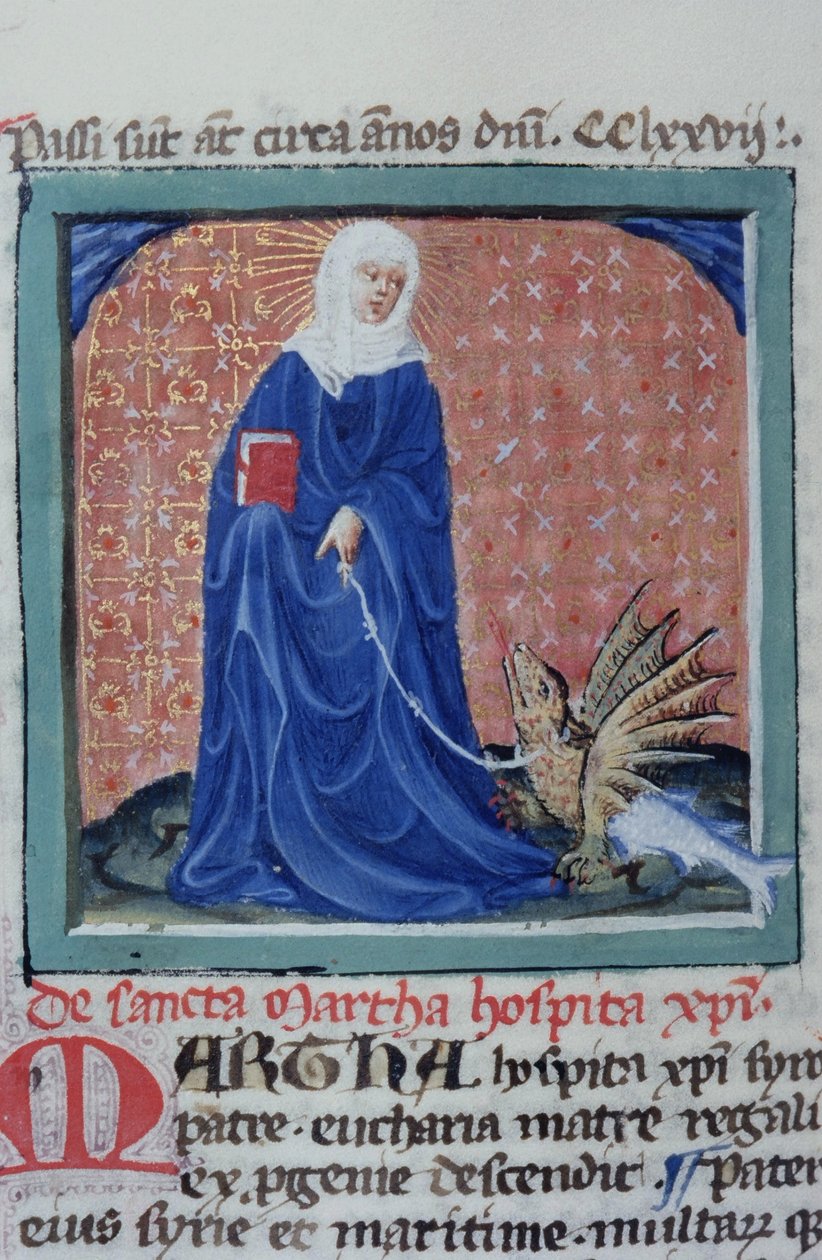 Page de la Legenda Aurea, Bruges, vers 1400-10 - Flemish School