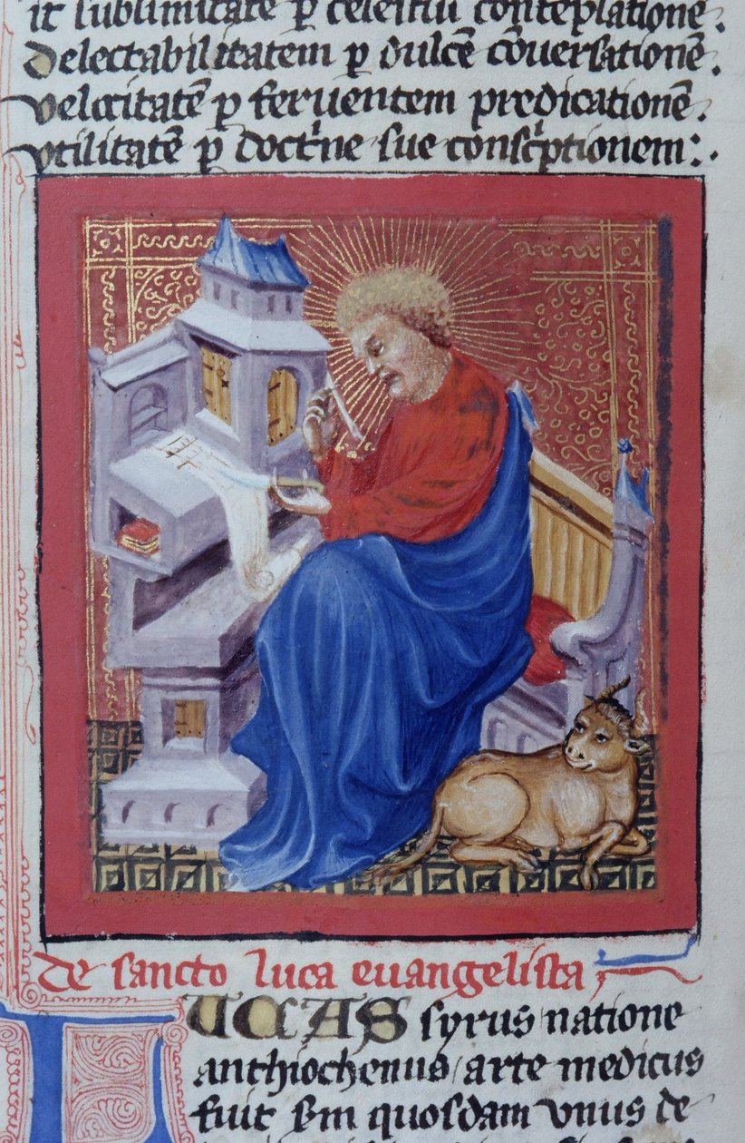 Page de la Legenda Aurea, Bruges, c.1400-10 - Flemish School