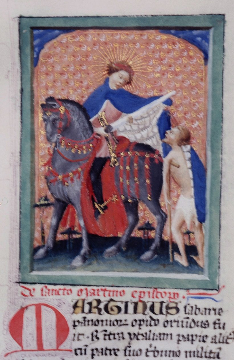 Page de la Legenda Aurea, Bruges, c.1400-10 - Flemish School