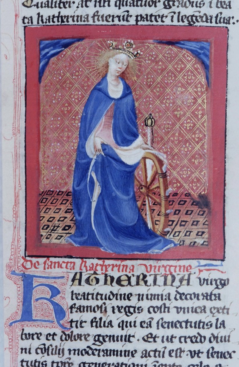Page de la Legenda Aurea, Bruges, c.1400-10 - Flemish School
