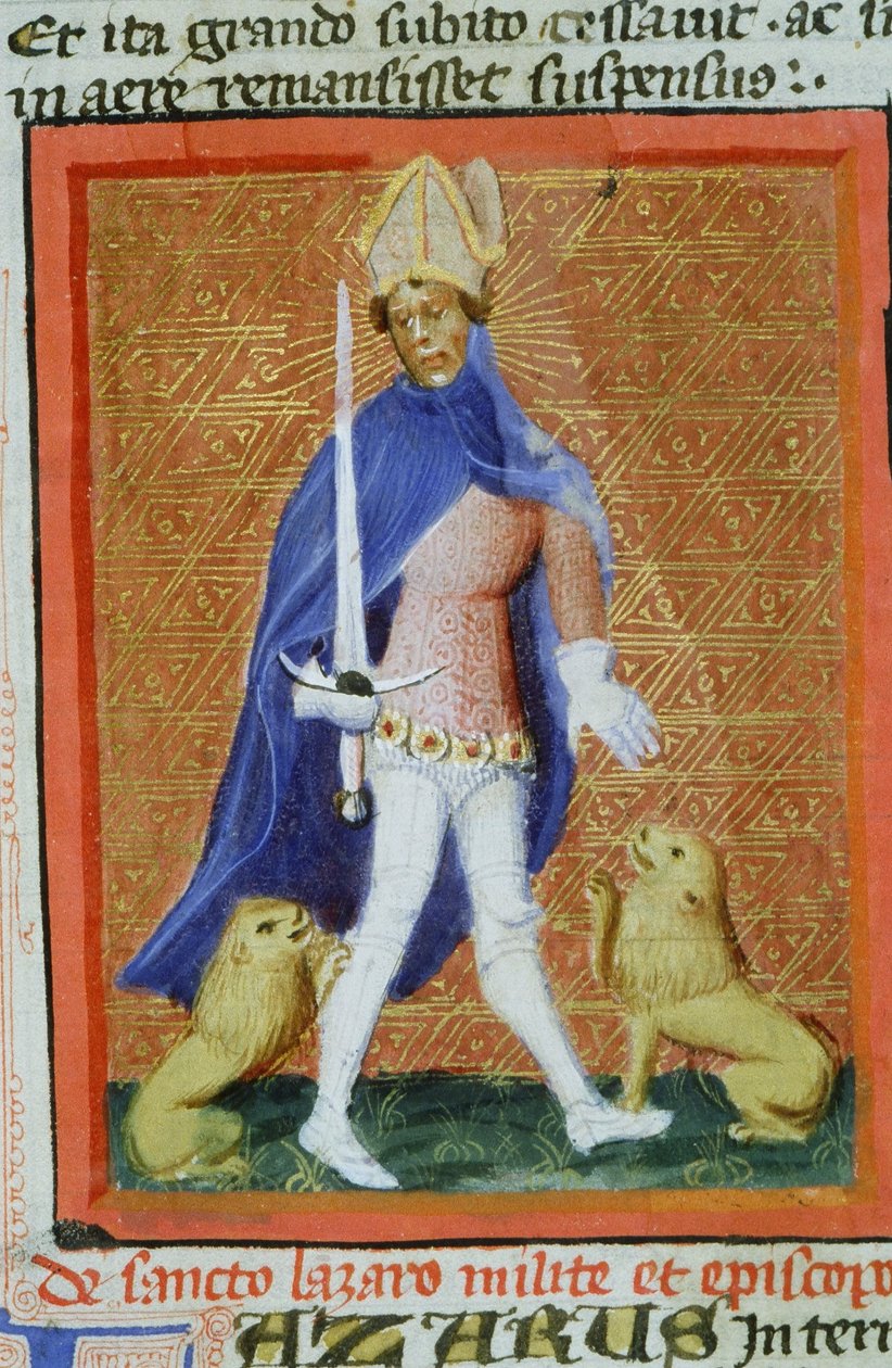 Page de la Legenda Aurea, Bruges, c.1400-10 - Flemish School