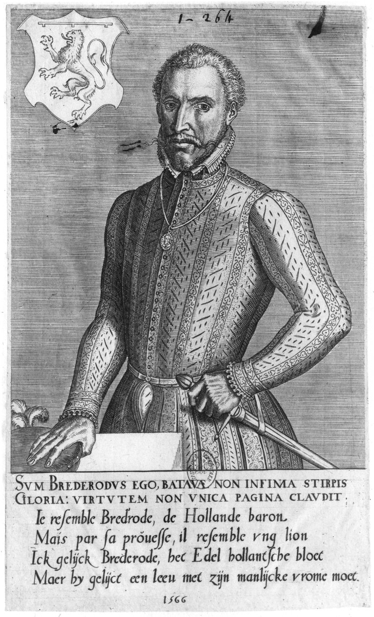 Portrait du Comte Henri de Brederode (1531-68) 1566 - Flemish School