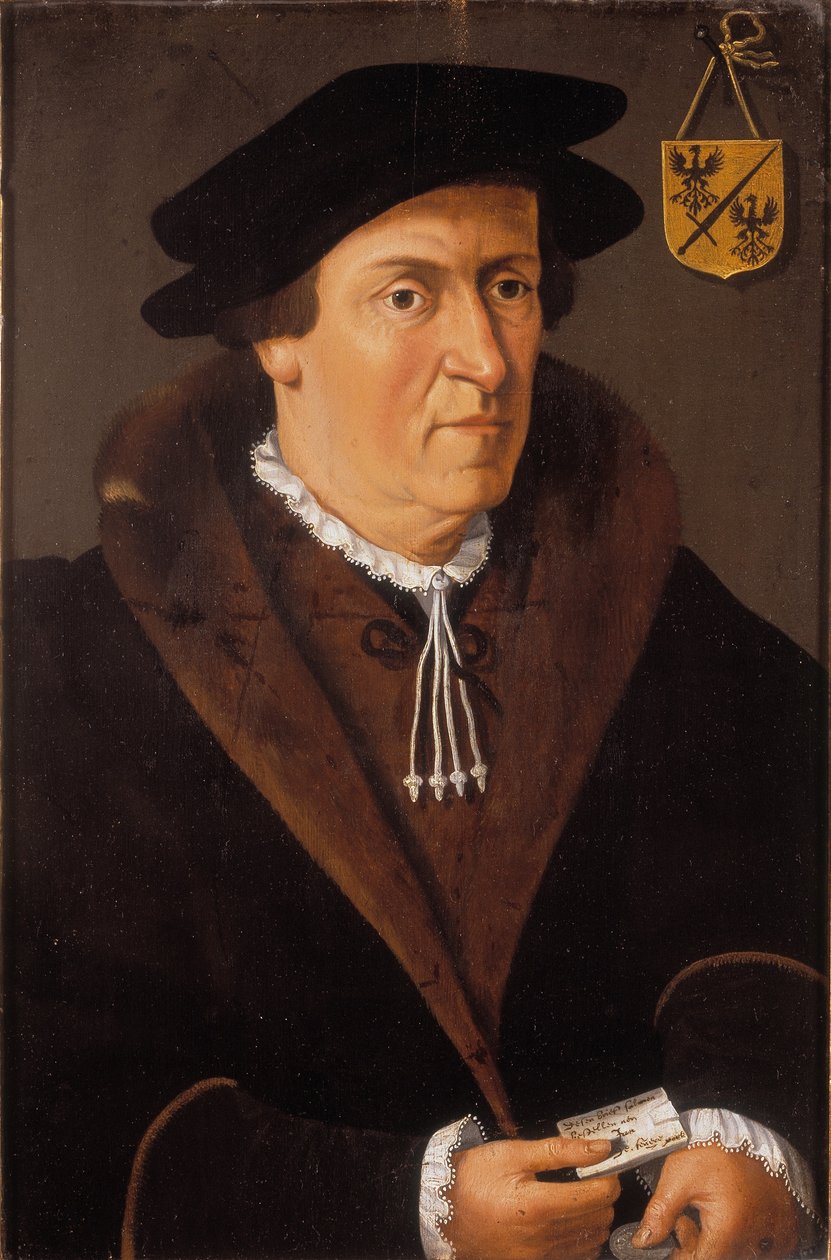 Portrait de Jan de Fevere, vers 1540-59 - Flemish School