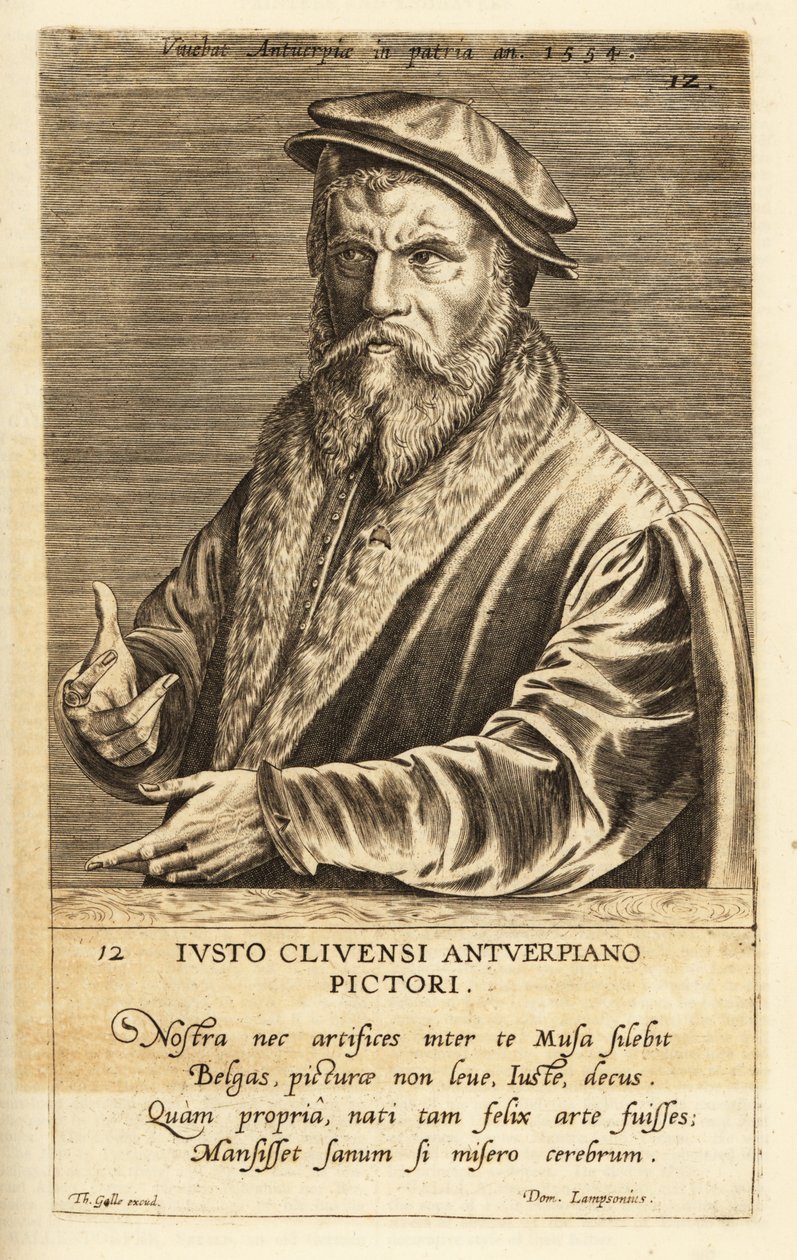 Portrait de Joos van Cleve, peintre flamand actif à Anvers, vers 1485-1540 - Flemish School