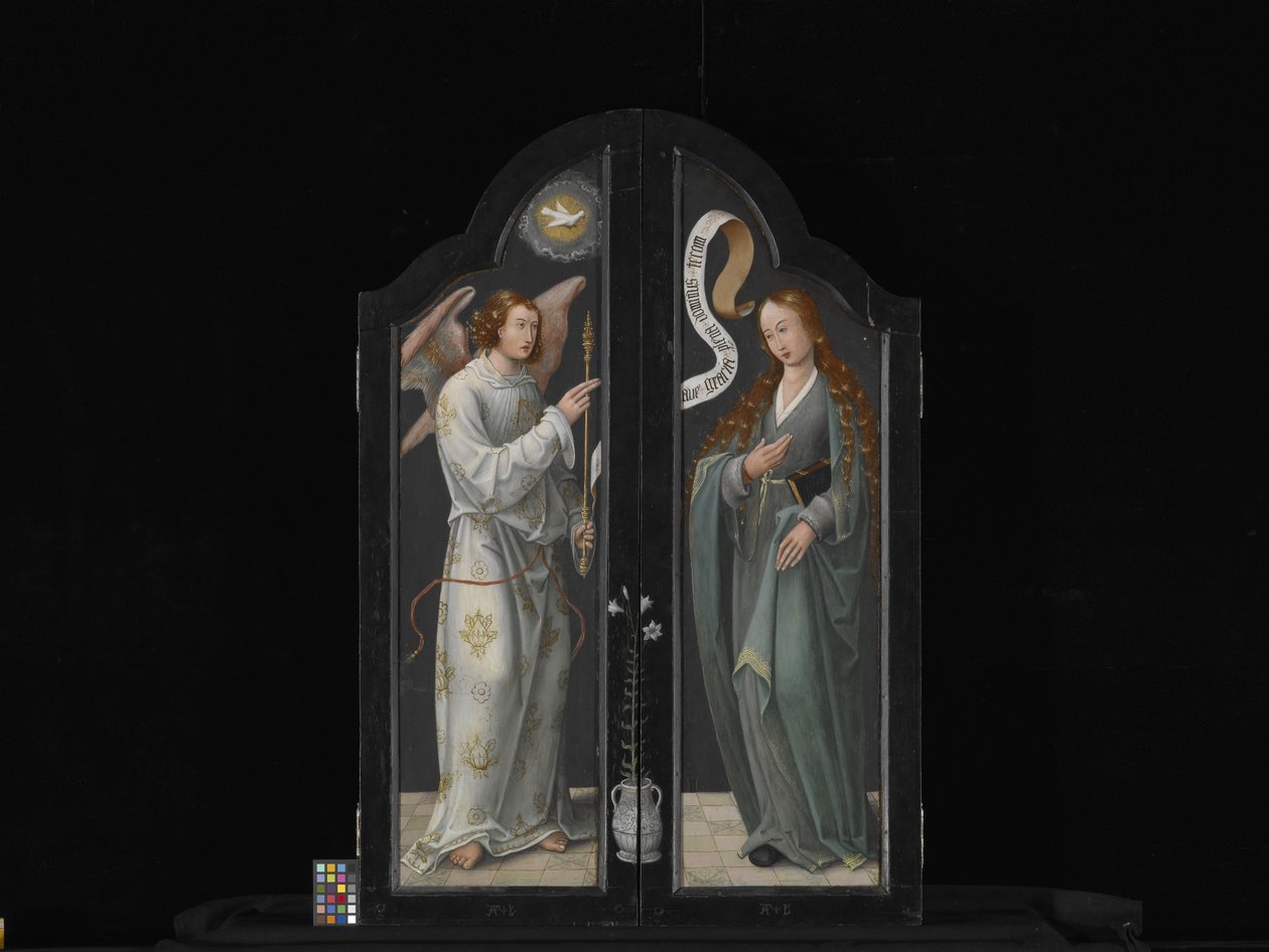Triptyque avec la Vierge et l