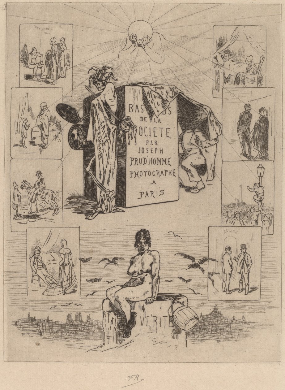 Frontispice : Les bas-fonds de la société, 1864 - Félicien Rops