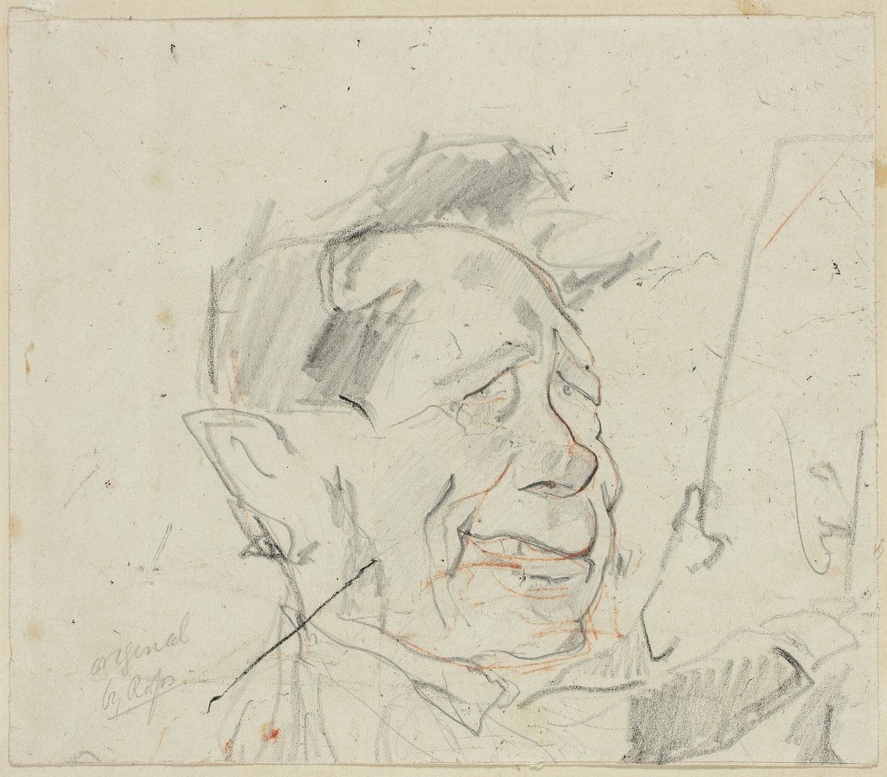 Croquis de Ferdinand Marinus - Félicien Rops