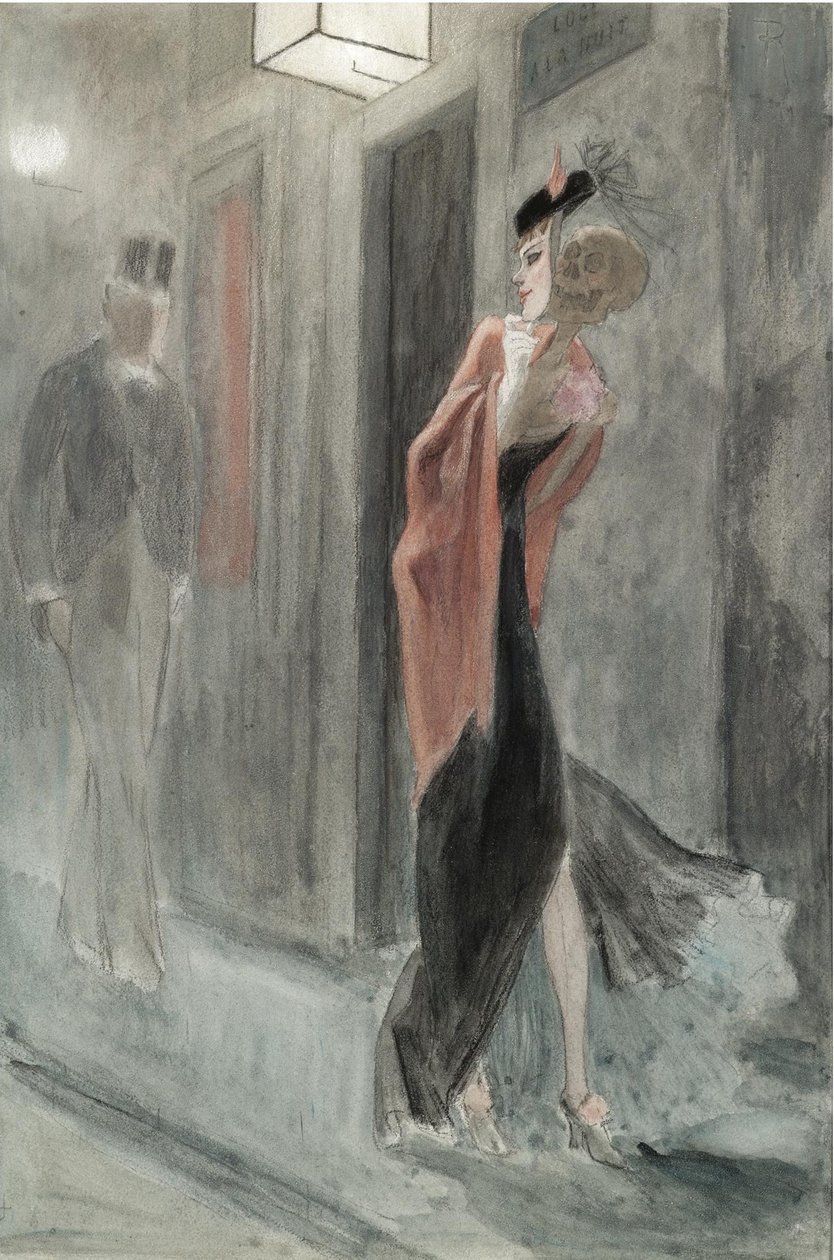 Coin de rue, quatre heures du matin Parodie humaine - Félicien Rops