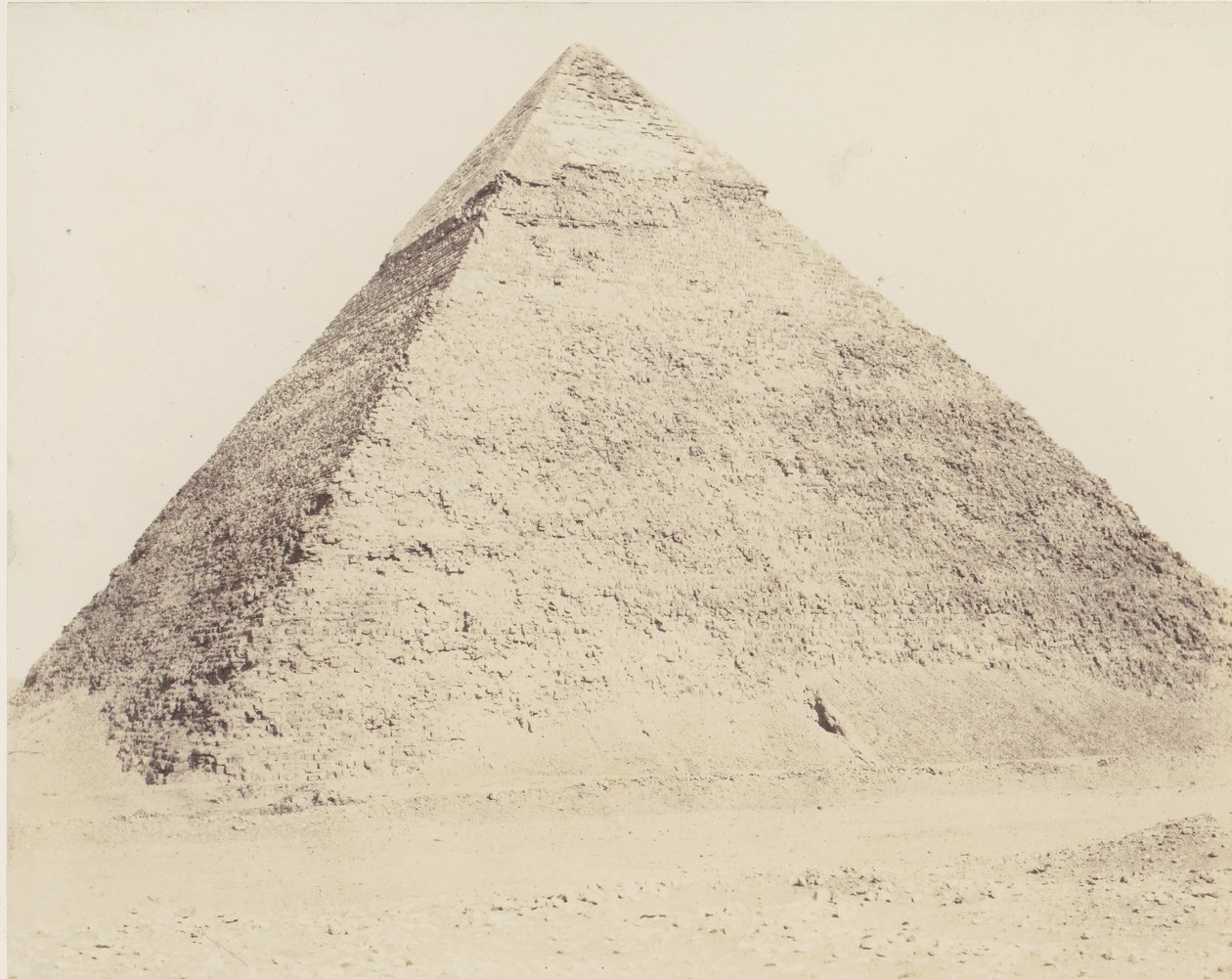 Nécropole de Memphis, Pyramide de Chéphren - Félix Teynard