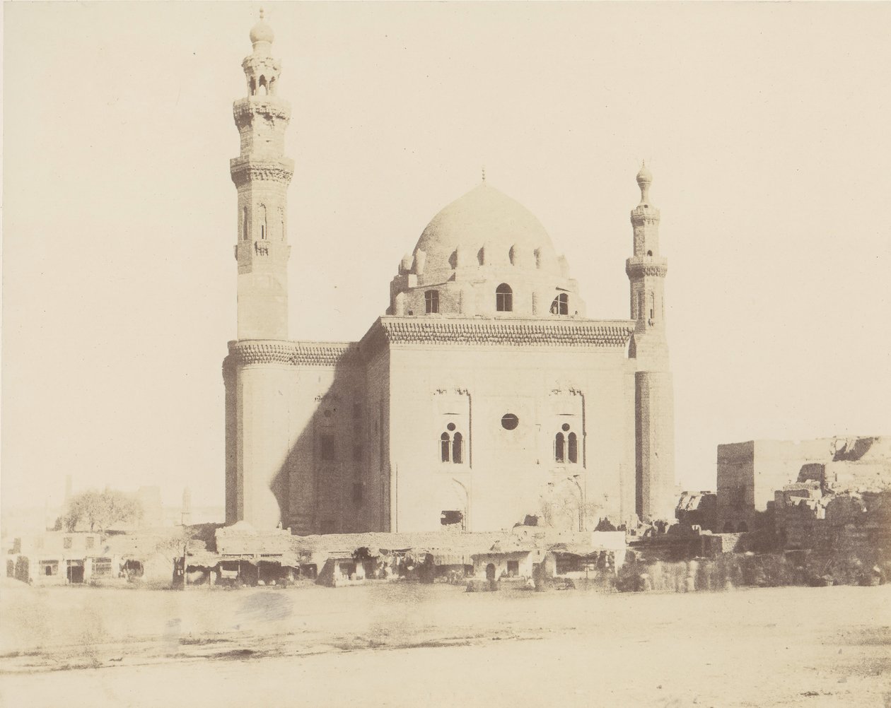 Le Caire, Mosquée du Sultan Hassan le Tombeau - Félix Teynard
