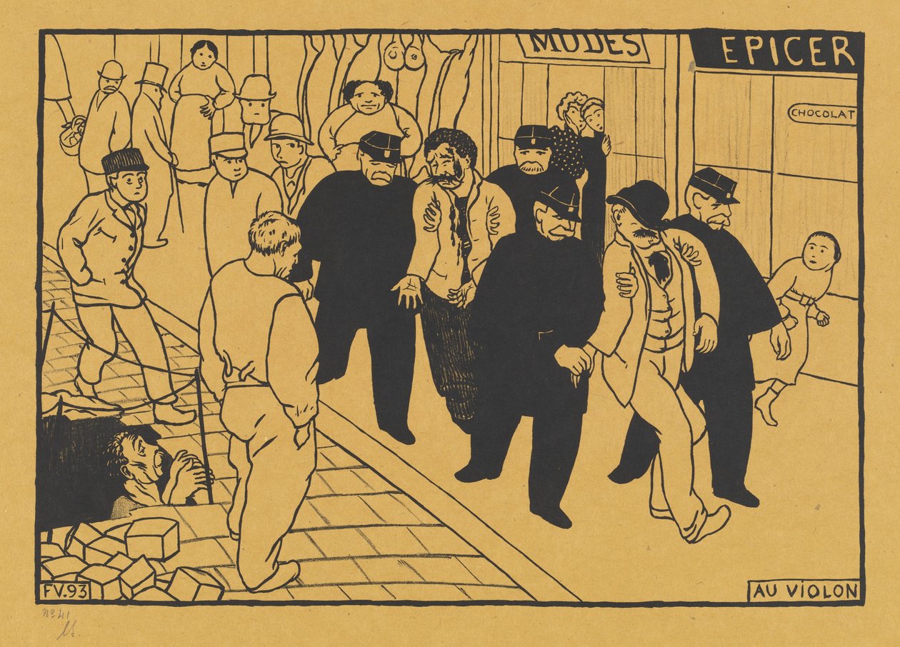 Au violon - Félix Vallotton