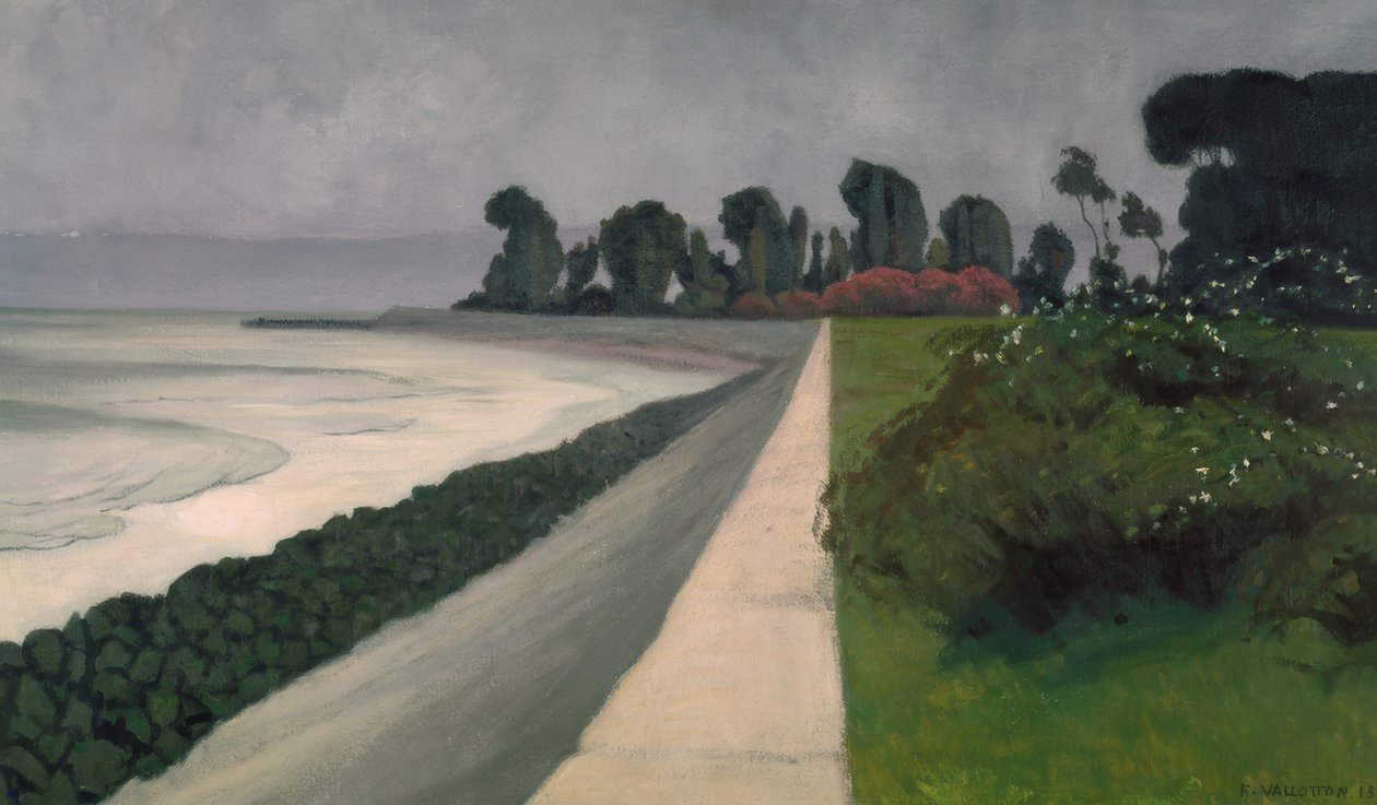 La mer à Honfleur - Félix Vallotton