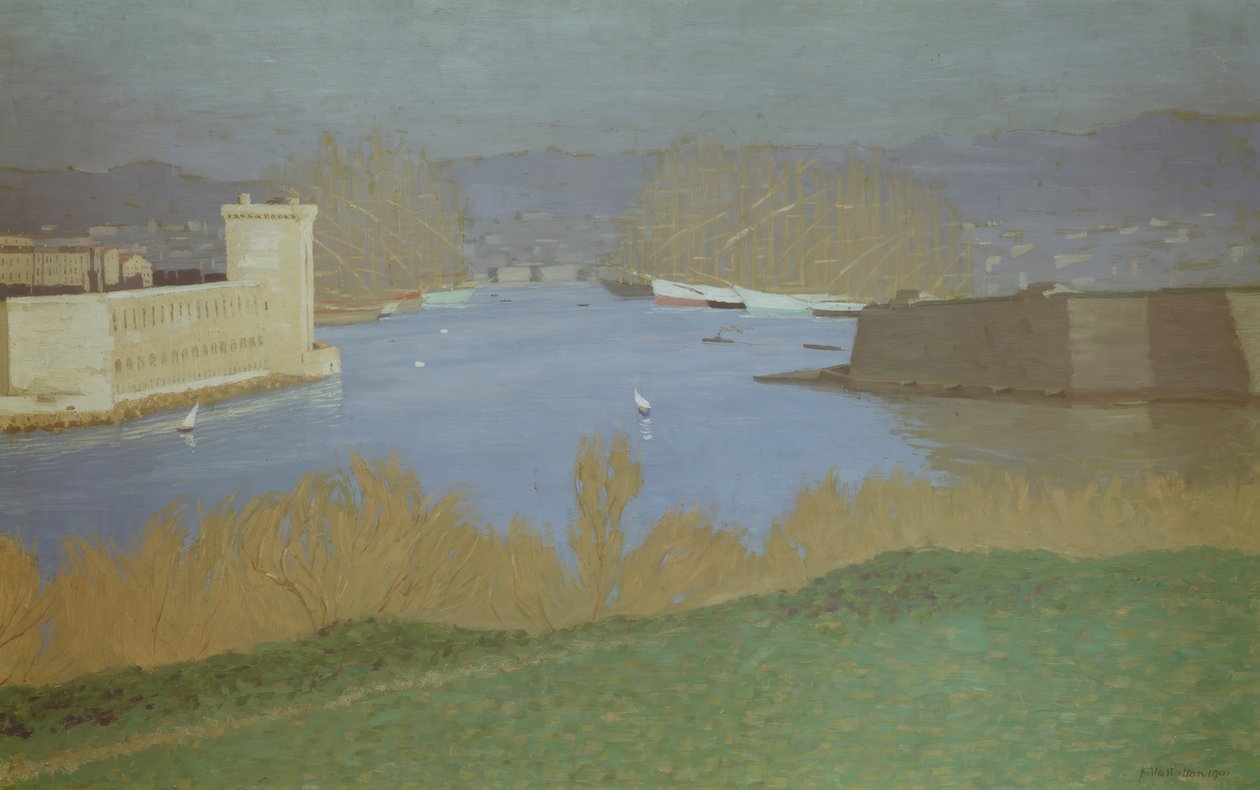 Le port de Marseille - Félix Vallotton