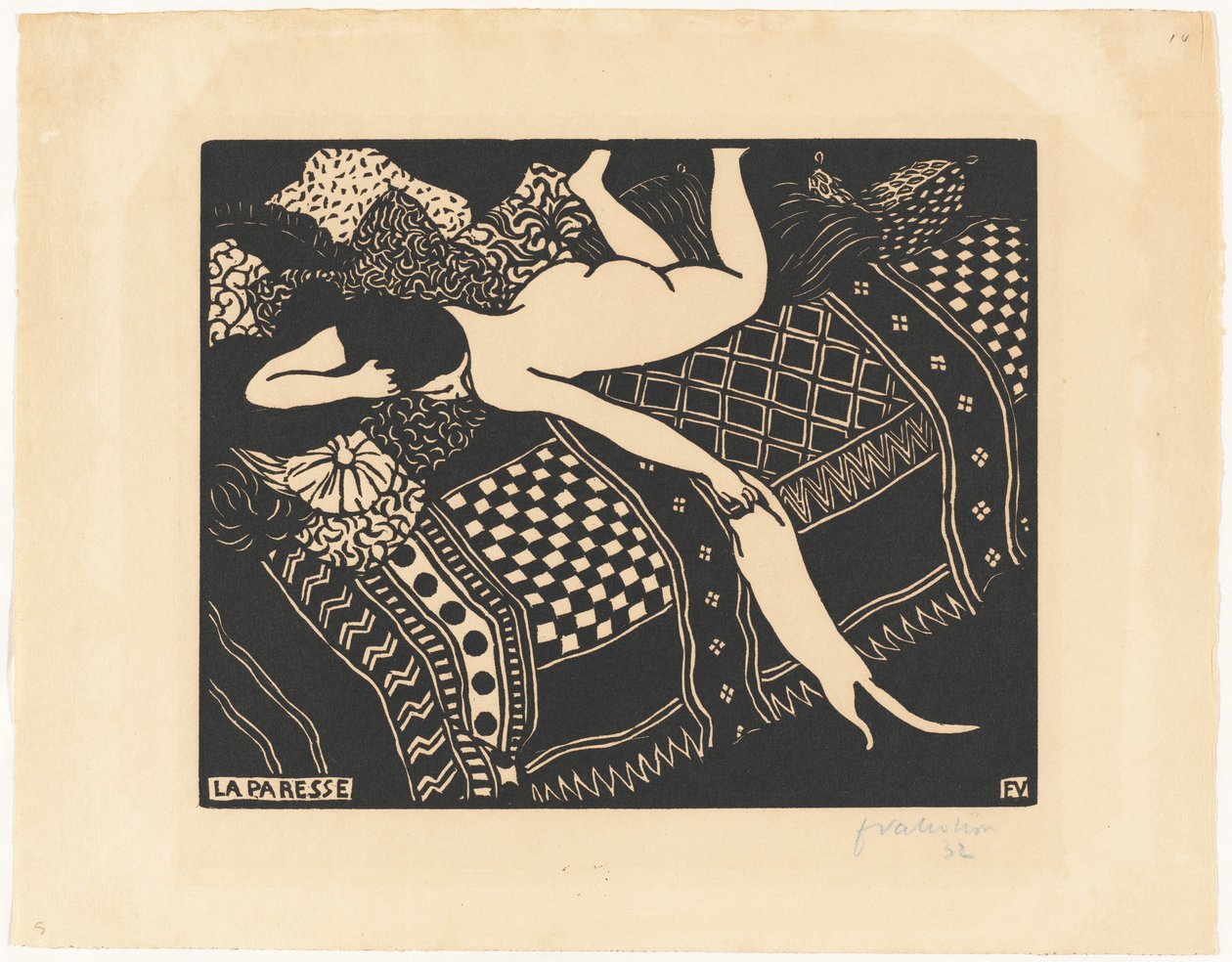 La paresse - Félix Vallotton