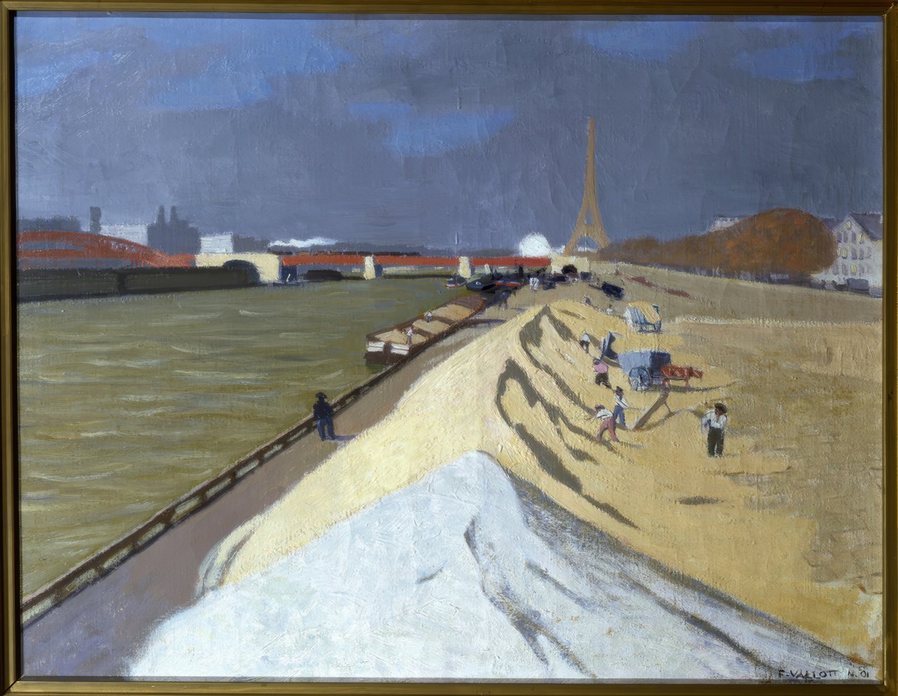 Amas de sable blanc (berges de la Seine) - Félix Vallotton