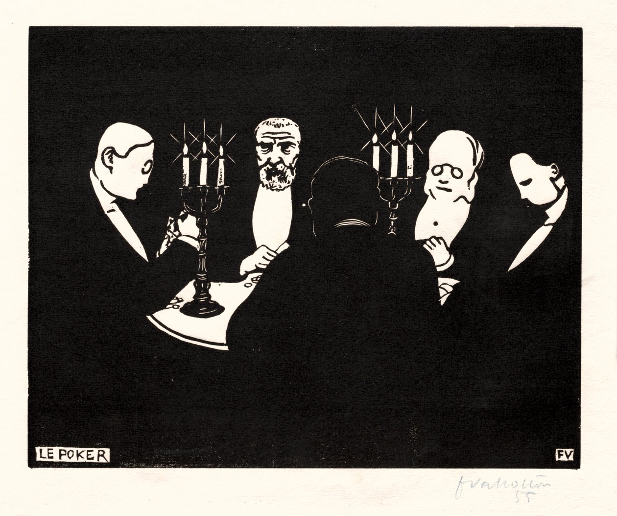Poker - Félix Vallotton