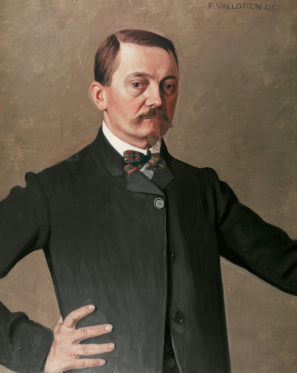 Autoportrait de Félix Vallotton - Félix Vallotton