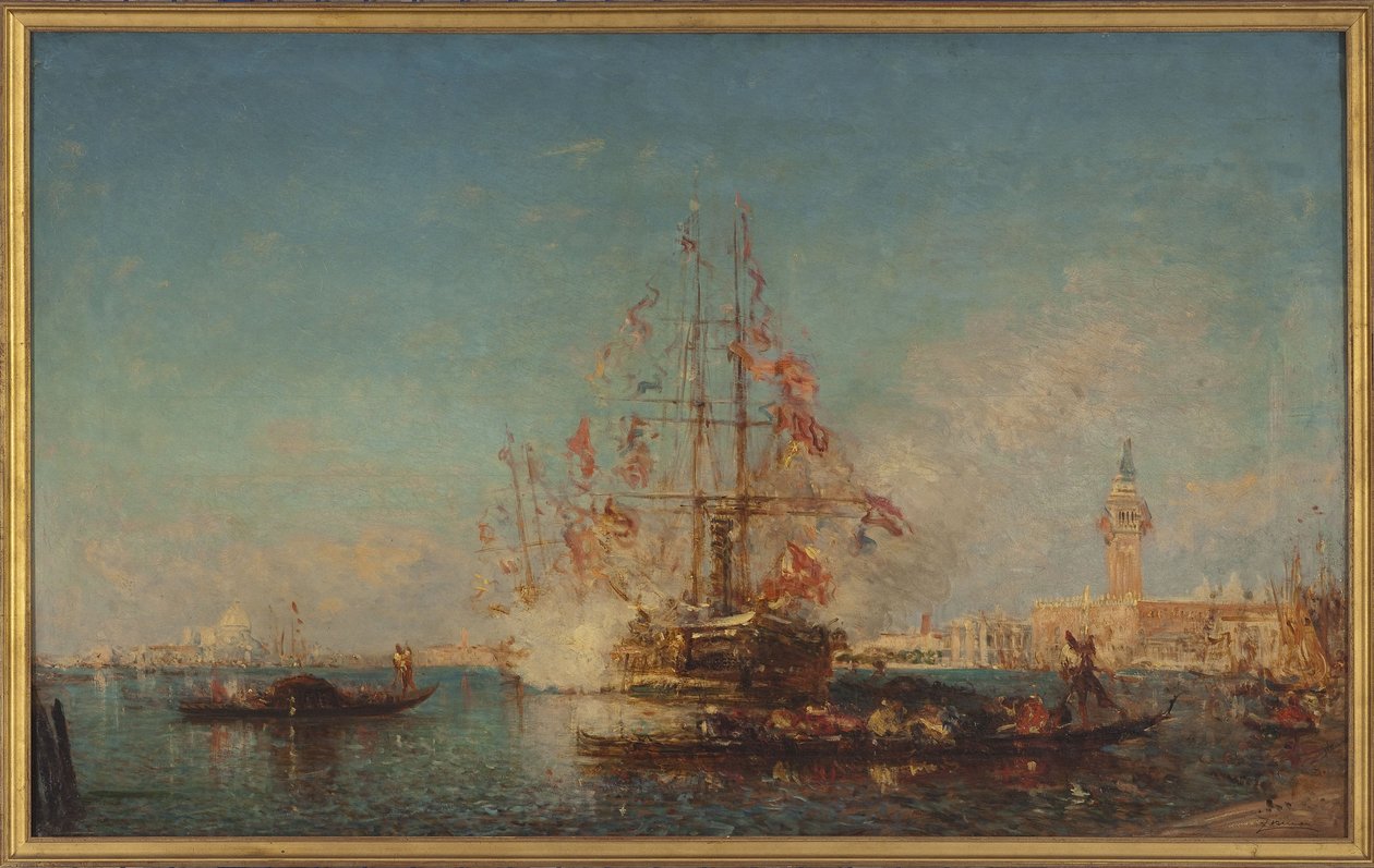 Coup de canon, entre 1880 et 1885 - Félix Ziem