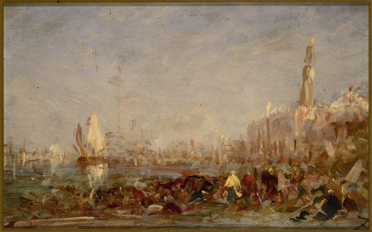 Venise, 2e moitié du 19e siècle - Félix Ziem