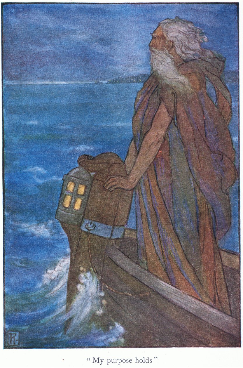 "Mon but tient" Ulysse (lithographie couleur) - Florence Harrison