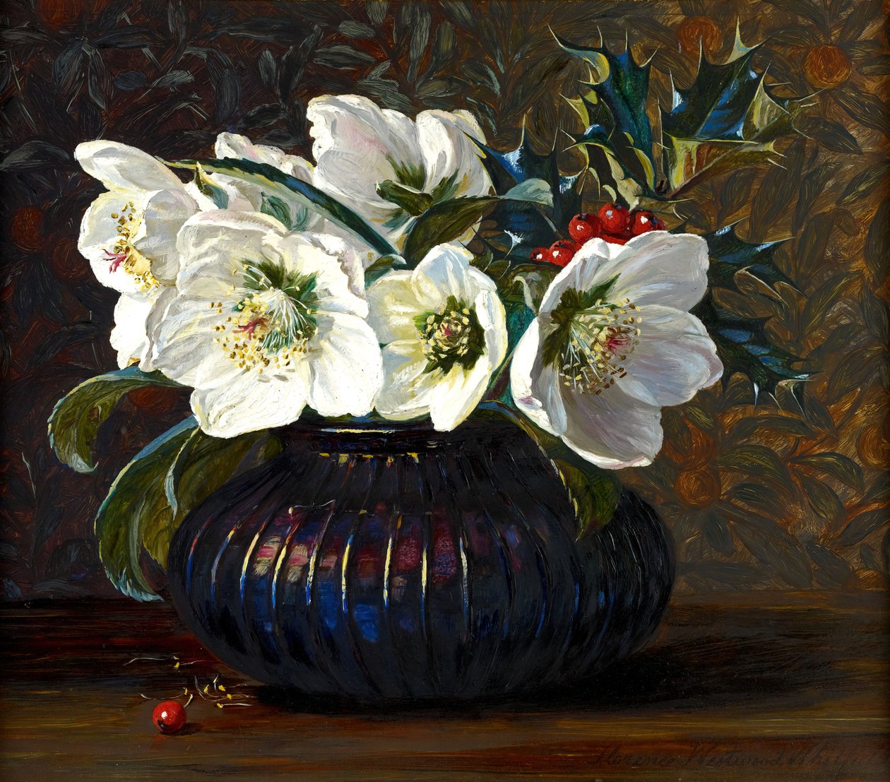 Roses de Noël, 1880 - Florence Westwood Whitfield