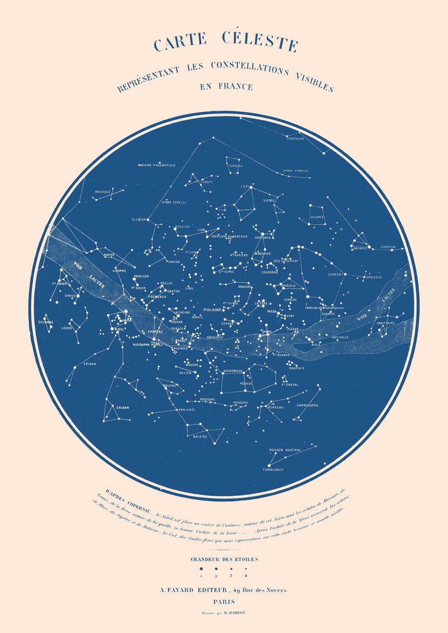 Carte Céleste - ÉDITION ASTER, 2022 - Florent Bodart