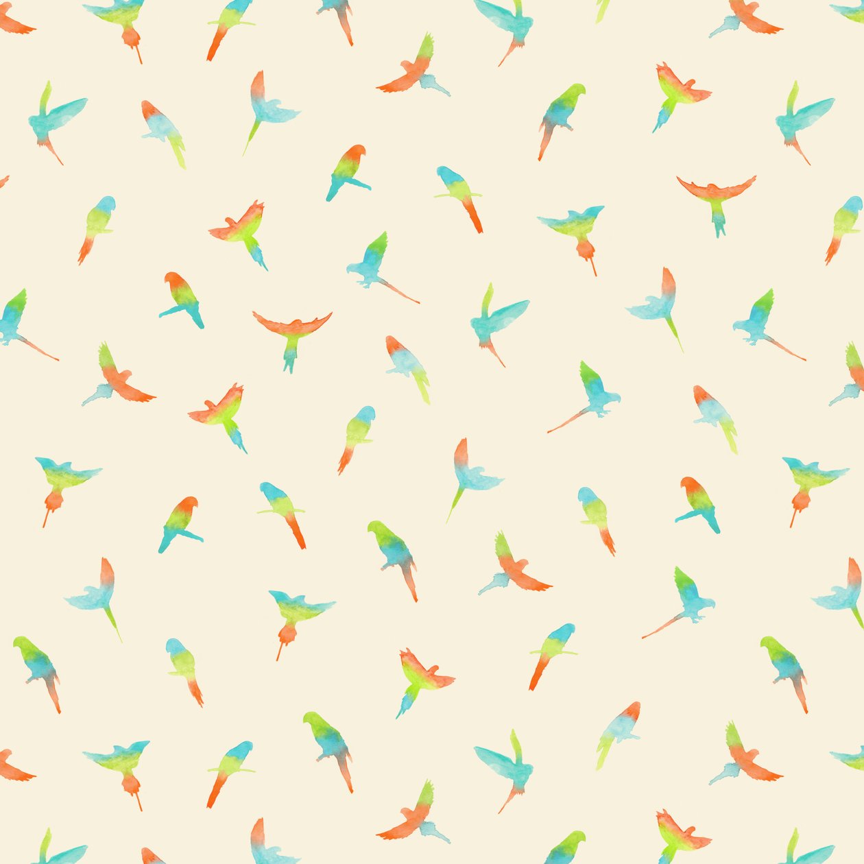 Perroquets - motif | Florent Bodart | Estampe d'art