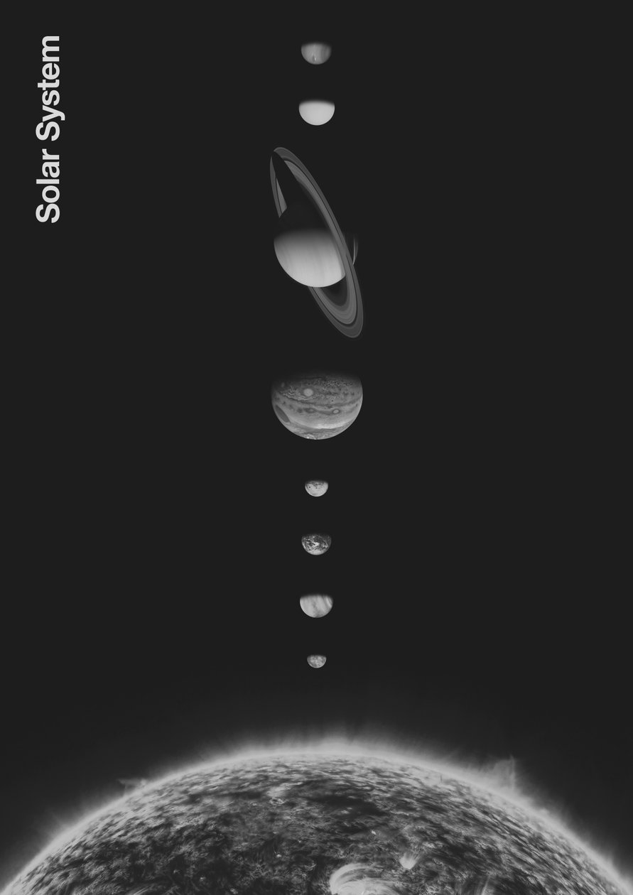 Système Solaire - Minimal, 2023 - Florent Bodart