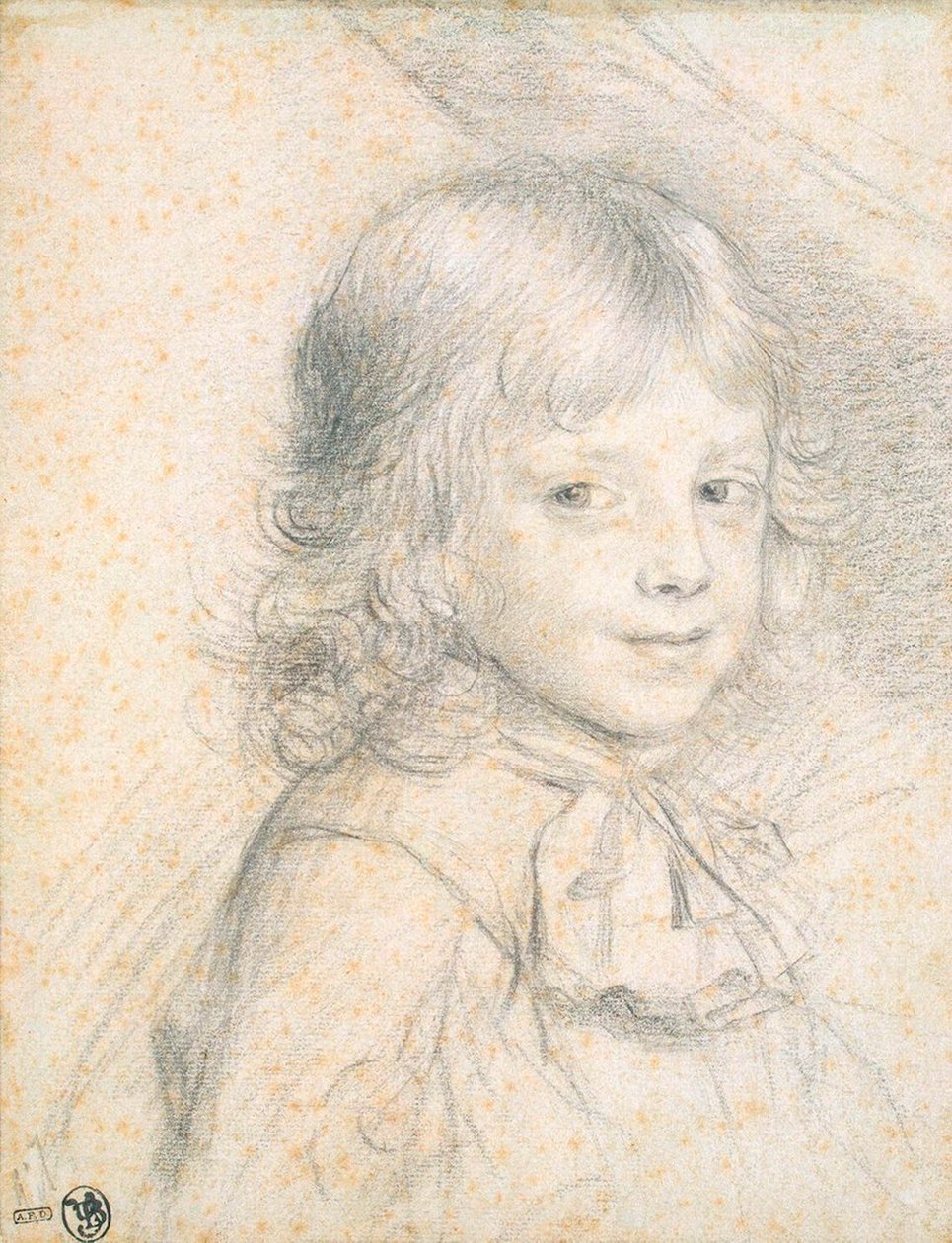 Portrait de Philippe de Savoie enfant, années 1660-1670 - Florent de La Mare Richart