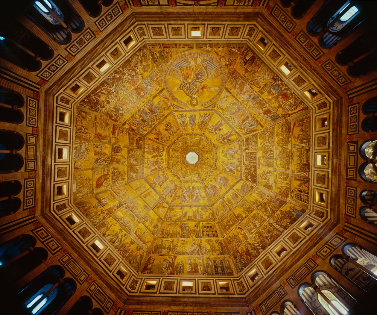 Plafond en coupole du baptistère Saint-Jean, Florence - Florentine School