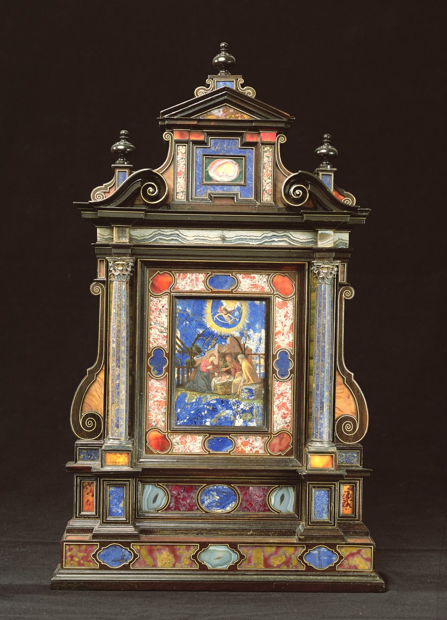 Autel portatif, avec la Nativité, florentin - Florentine School