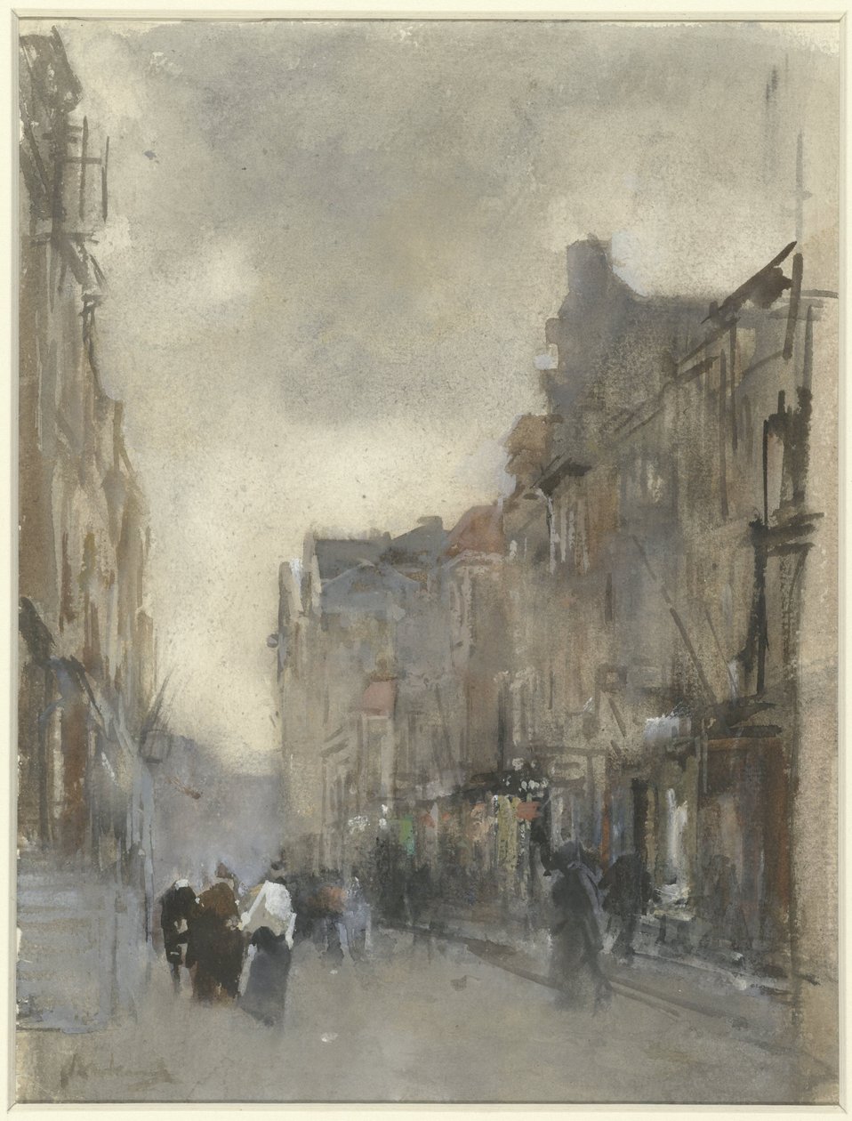 Vue de rue à La Haye - Floris Arntzenius (signed by artist)
