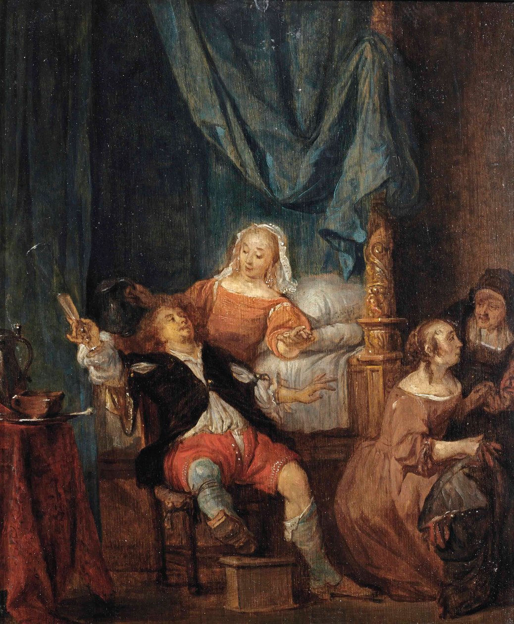 Le fils prodigue au bordel - Follower of Gabriël Metsu