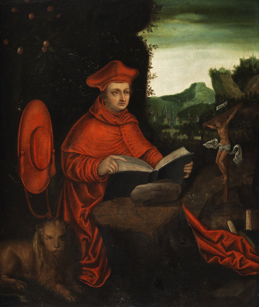 Le cardinal Albrecht von Brandenburg en Père de l