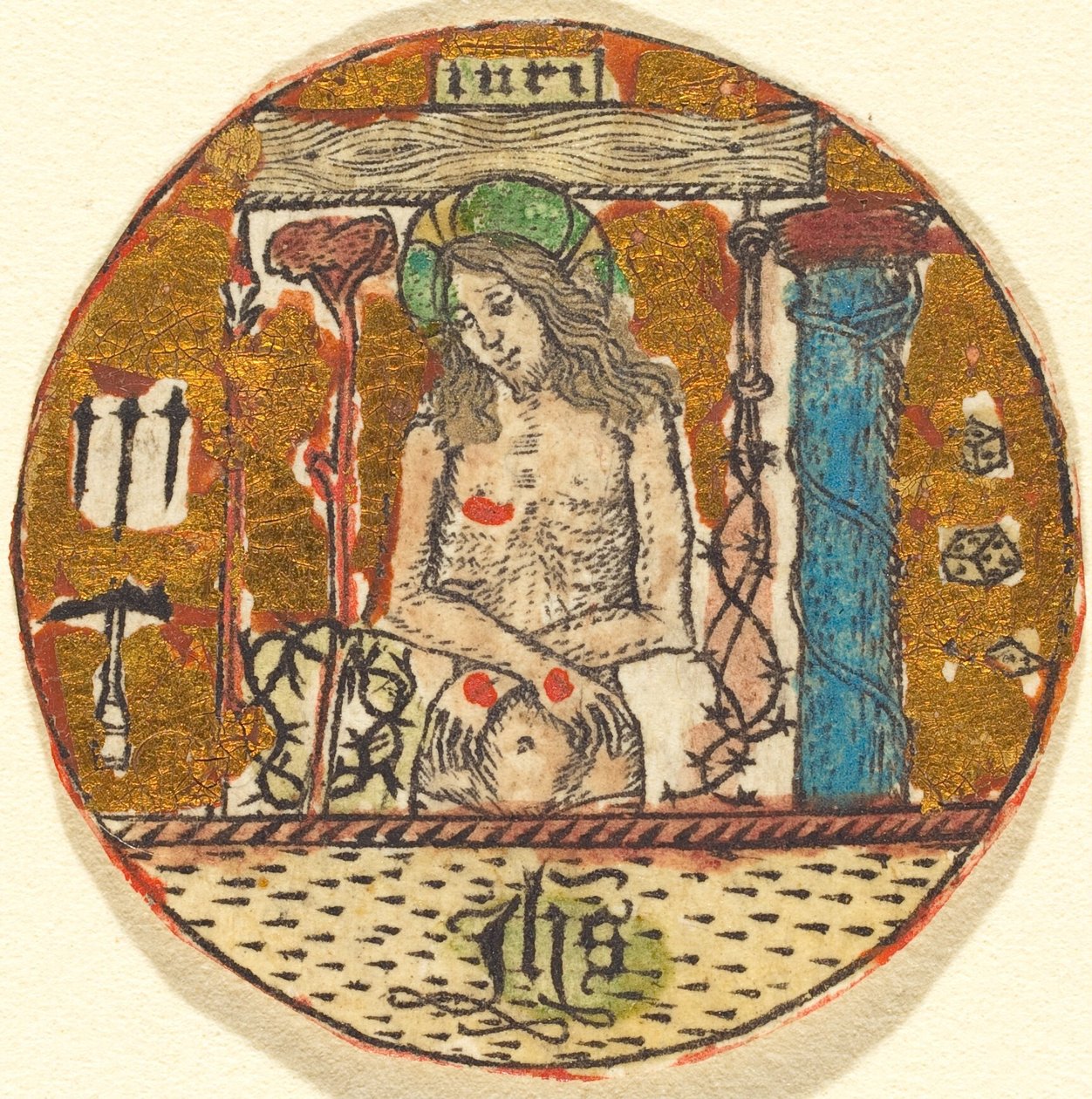 Christ en homme de douleurs - Follower of Master E.S.