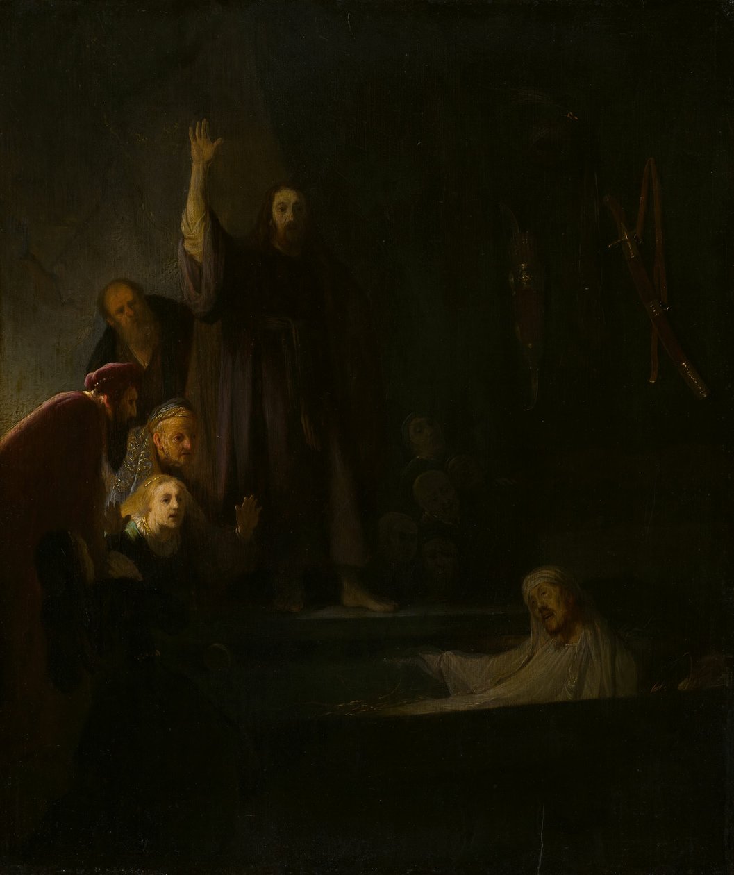 La Résurrection de Lazare - Follower of Rembrandt van Rijn