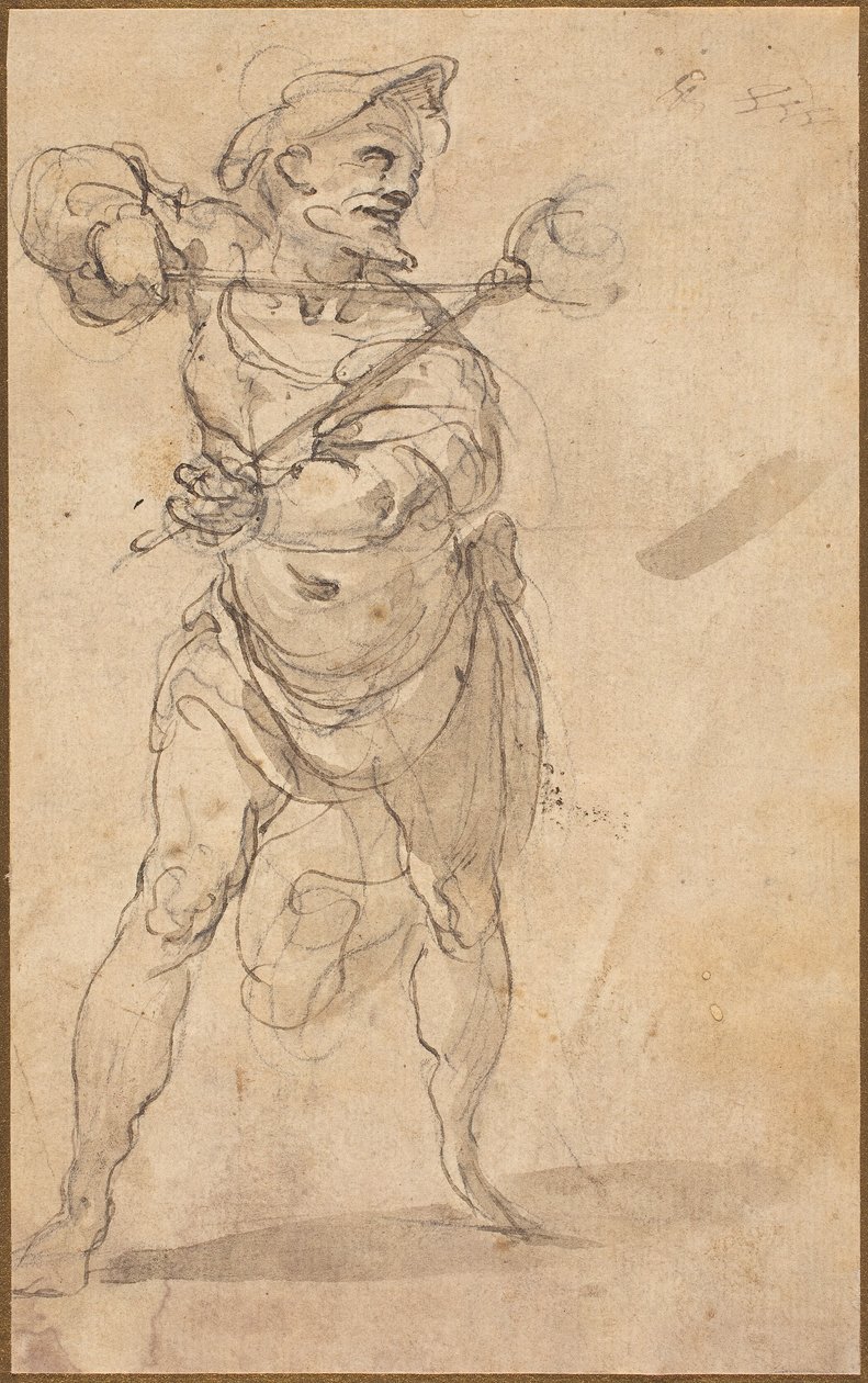 Un bourreau avec des pinces - Follower of Taddeo Zuccaro
