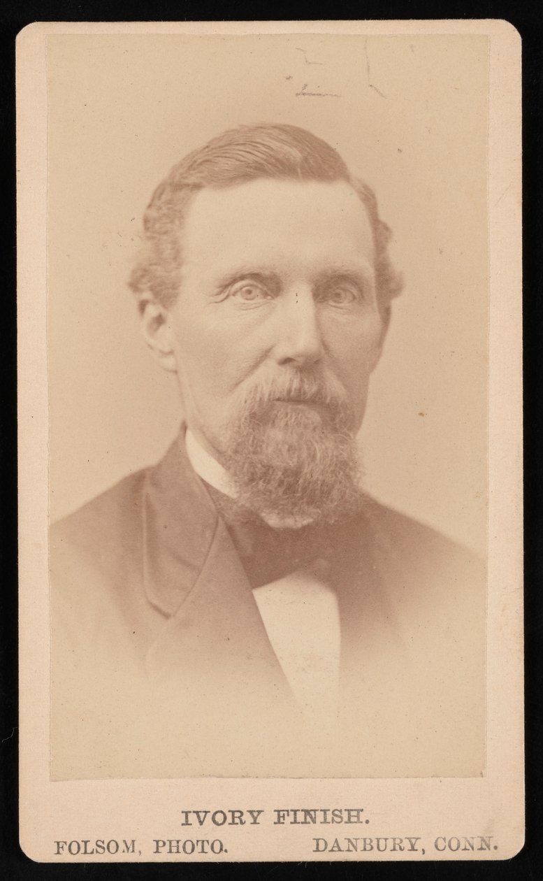 Portrait de B.B. Kellogg, avant 1876 - Folsom Photo