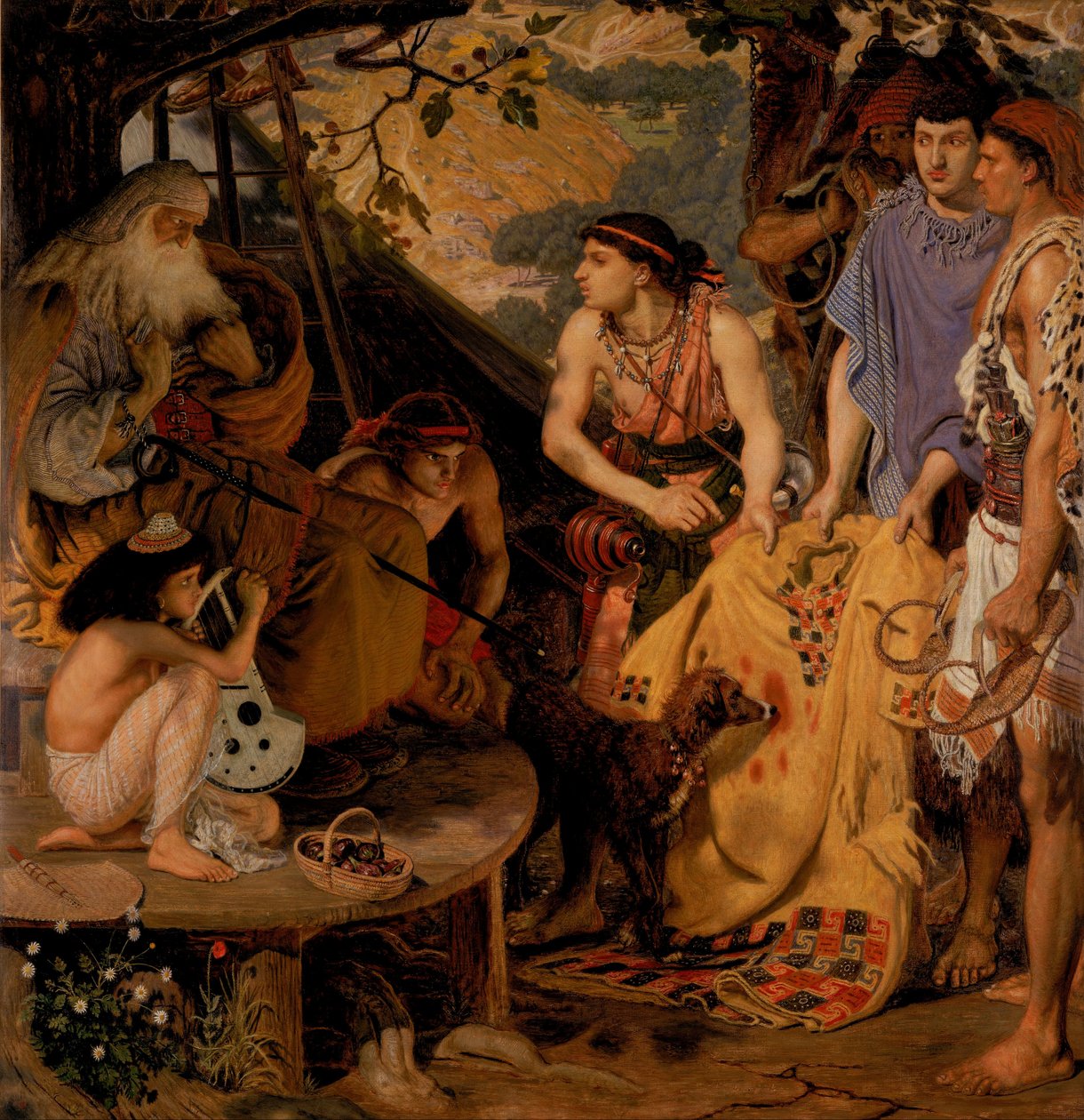 Le manteau de plusieurs couleurs - Ford Madox Brown