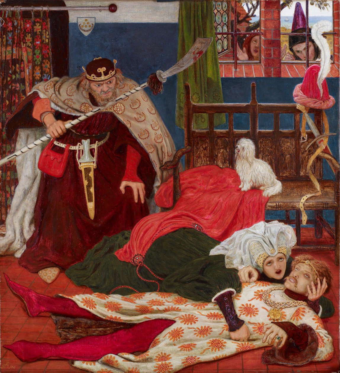 Mort de Sir Tristram - Ford Madox Brown