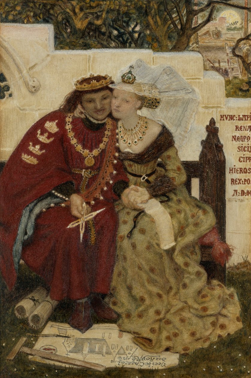 La lune de miel du roi René - Ford Madox Brown