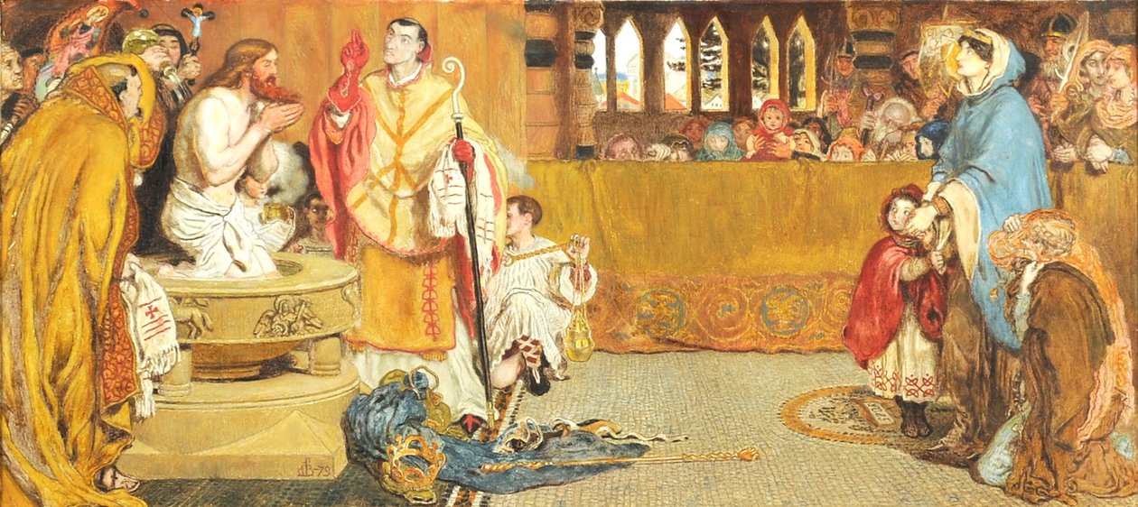 Le baptême de Saint Edwin - Ford Madox Brown