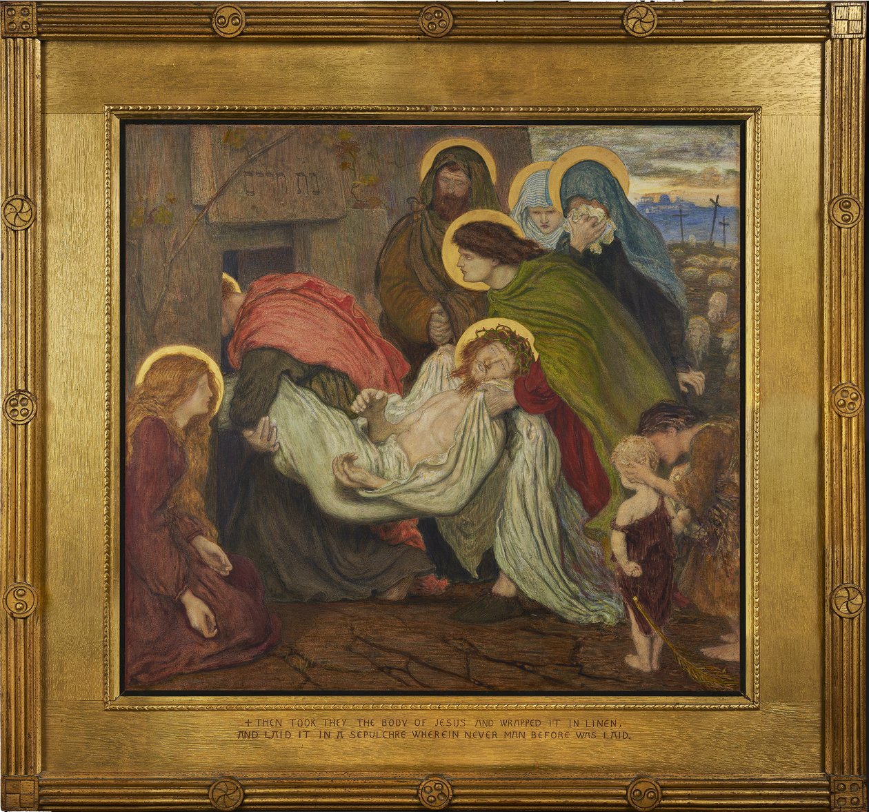 La Mise au tombeau - Ford Madox Brown
