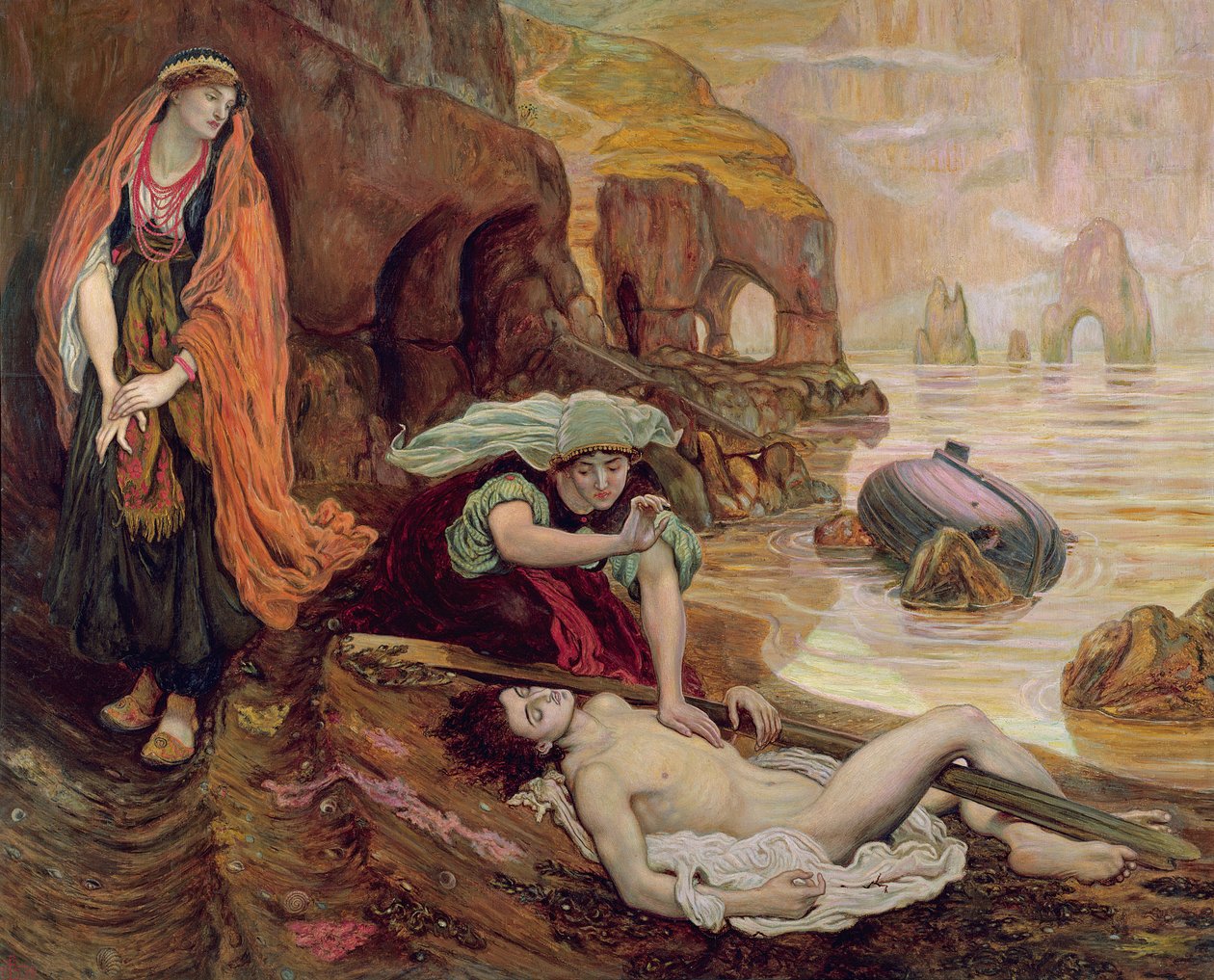 La Découverte de Don Juan par Haidée, 1878 - Ford Madox Brown